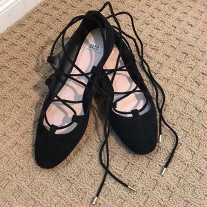 Zara Lace-up flats